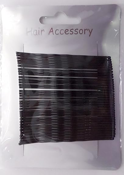 Pack Of 35 Extra Long Hair Grips Clips In Black Amazon Co Uk