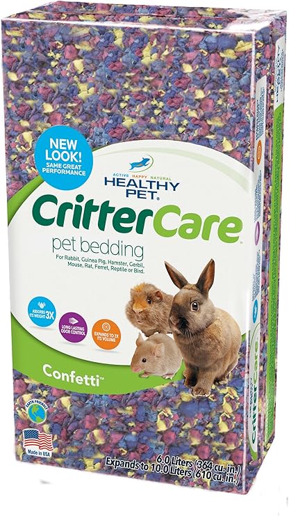 confetti hamster bedding