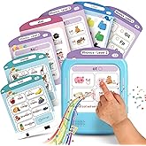 QuTZ Talking Flash Cards, Phonics Flash Cards, Learn to Read with 166 Pages, 29+ Themes, 800+ Words & Fun Facts, 700+ Interactive Games, Toddler Learning Toys for 2-6 Year Old