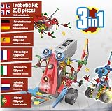 Science4you Alfabot Robotics Kit 238 Pieces 3 Robots in 1 STEM Toy 8-14 view 2