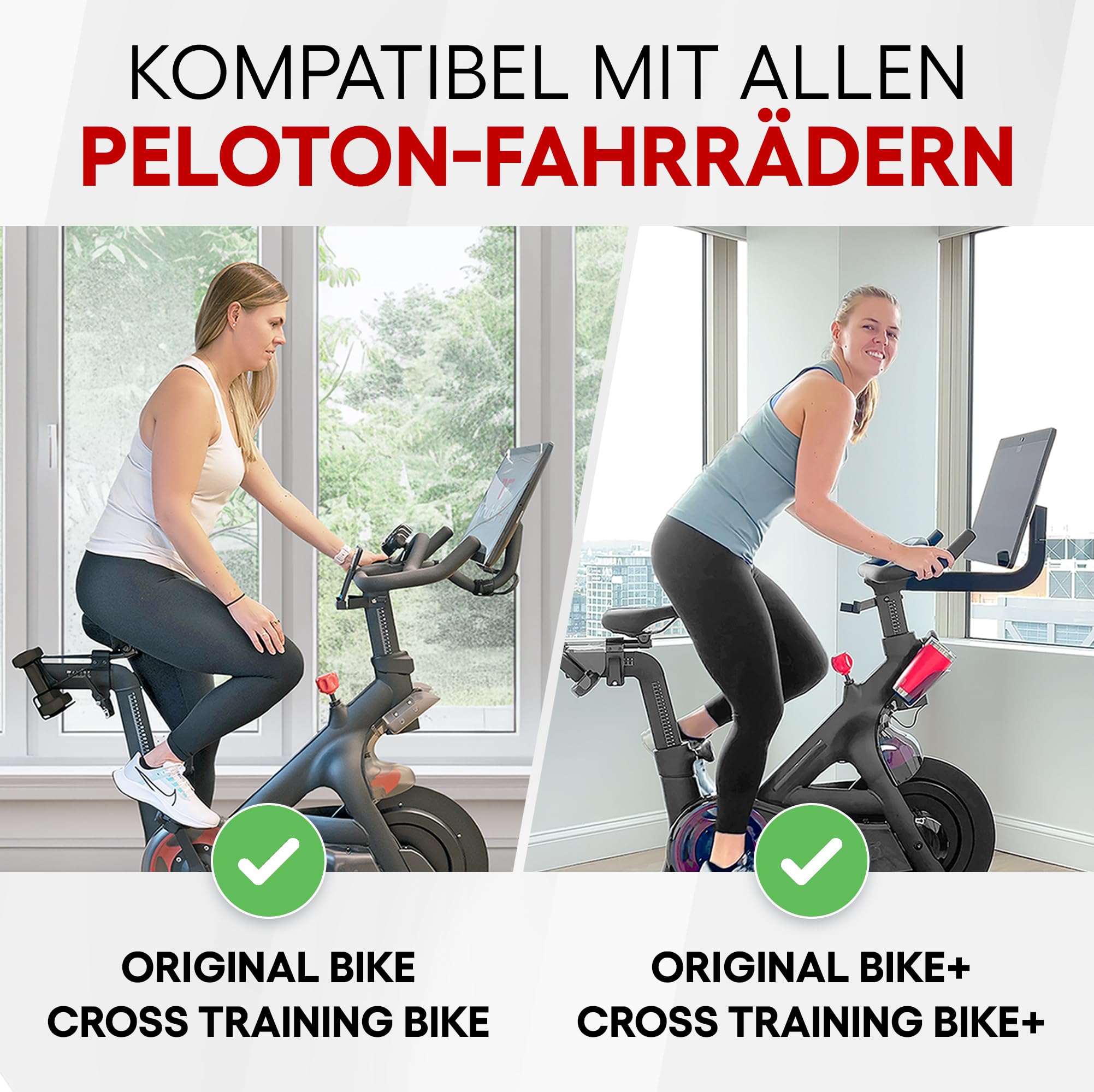 Doppelfunktions-Zehenkäfige – Konvertieren Sie Peloton-Pedale in Zweiseitige Zehenkäfige oder Delta-Stollen – Pedalkonverter – Kompatibel Mit Peloton Bike & Bike+ 2