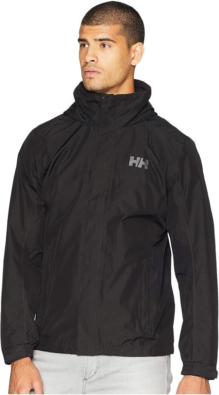Herren Standard Dubliner Wasserdicht Winddicht Atmungsaktiv Regenmantel Jacke, 990 Schwarz, Medium
