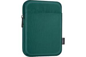 TiMOVO 6-7 Inch Sleeve Case for eReader Book Paperwhite/Colorsoft Signature Edition, Protective Sleeve Cover Pouch Bag Carrying Case for E-Reader/Oasis & Kobo Devices, Dark Green