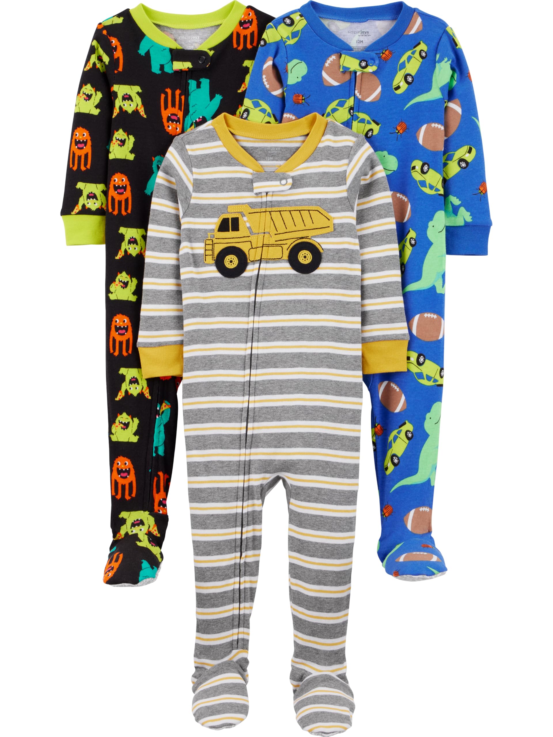Simple Joys by Carter's Baby Boys' 3-Pack Snug Fit