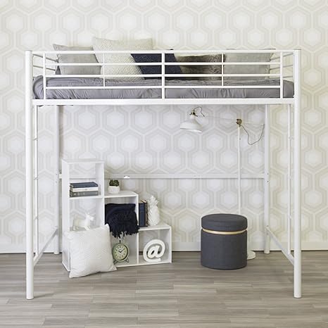 White loft bed frame Clearance