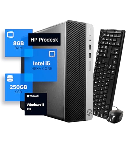 Amazon.com: HP ProDesk i5-8500 8th Gen Desktop Computer (3.2