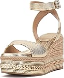Vince Camuto Women's Lilla Wedge Sandal, Egyptian