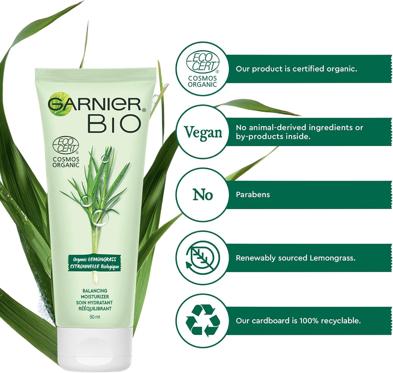 garnier bio fresh lemongrass balancing moisturizer