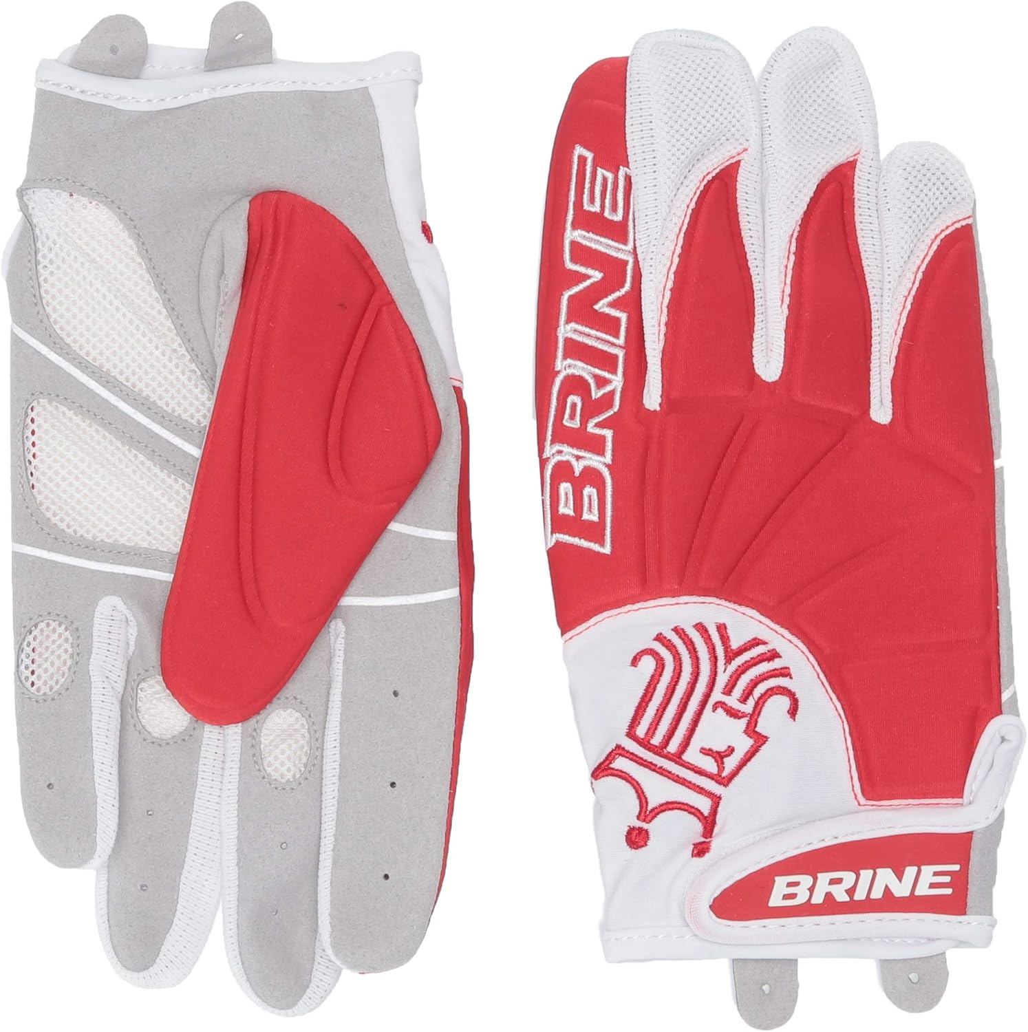 Brine Silhouette Compression Molded Lacrosse Warm Weather Glove (Large, Black) : Lacrosse Player Gloves : Sports & Outdoors