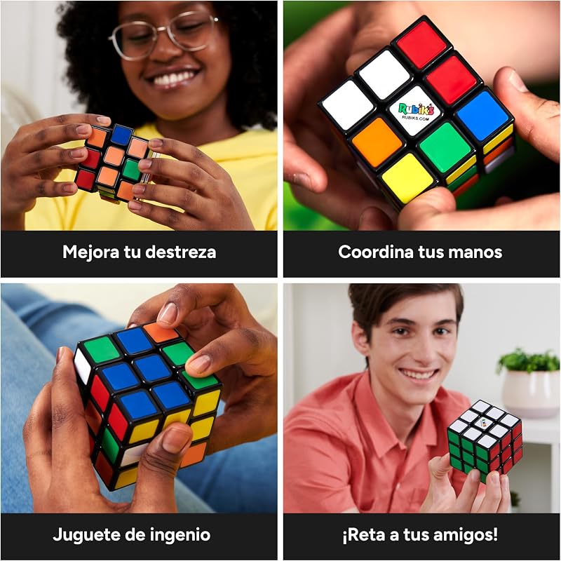 Cubo Rubik Oficial 3x3 Rápido y Veloz Desafía tu Mente +8 años