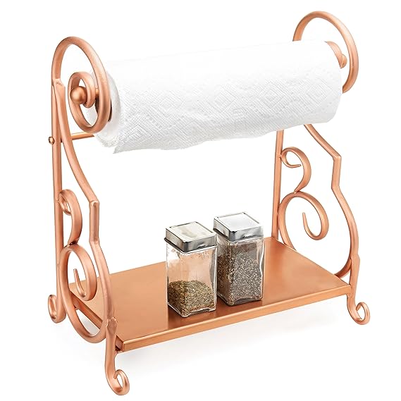 countertop towel holder bronze