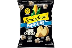 Smartfood Popcorn, White Cheddar, Gluten Free, 9.75oz Party Size Bag