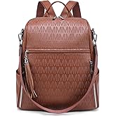 MARCO M KELLY Vegan Leather Backpack Purse for Women, Anti-Theft Travel Backpack Bag with Tassel, Convertible Shoulder Handbag