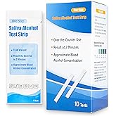 Prime Screen Saliva Alcohol Test Strip, High Accurate Home Test, Result in 2 Minutes - 10 Tests