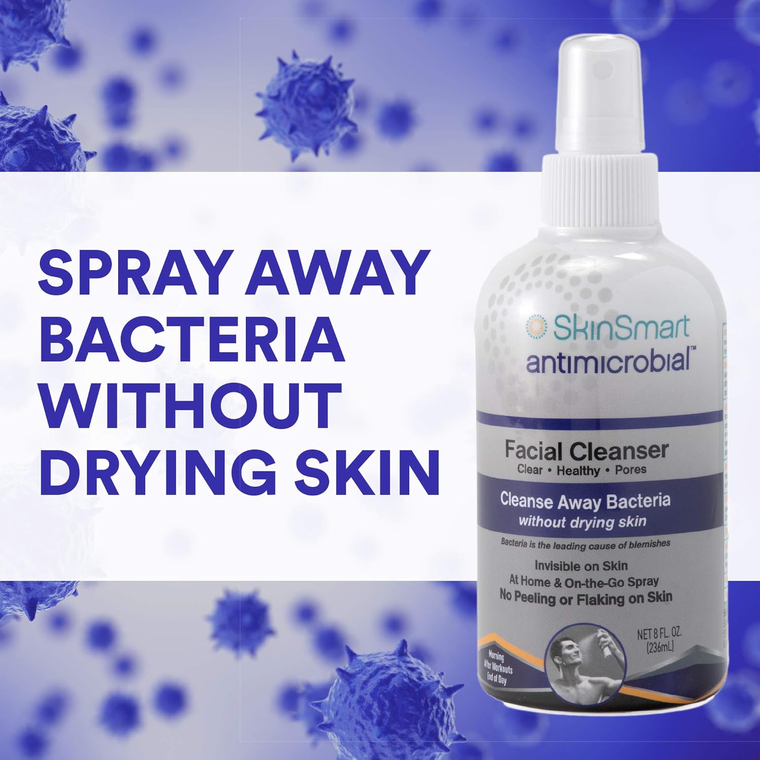antimicrobial face wash