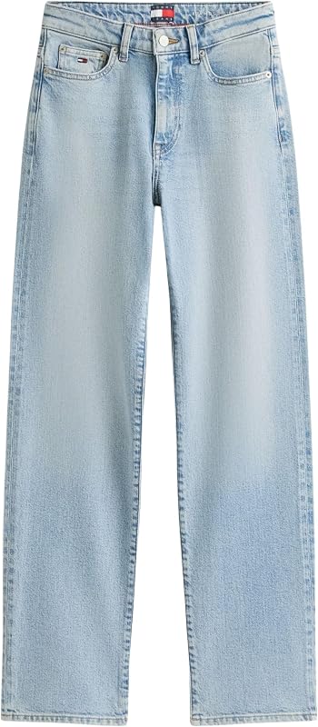 Damen Jeans Hose Kira Slim Straight Fit, Blau (Denim Light), 33W/32L — Foto 6 von 6