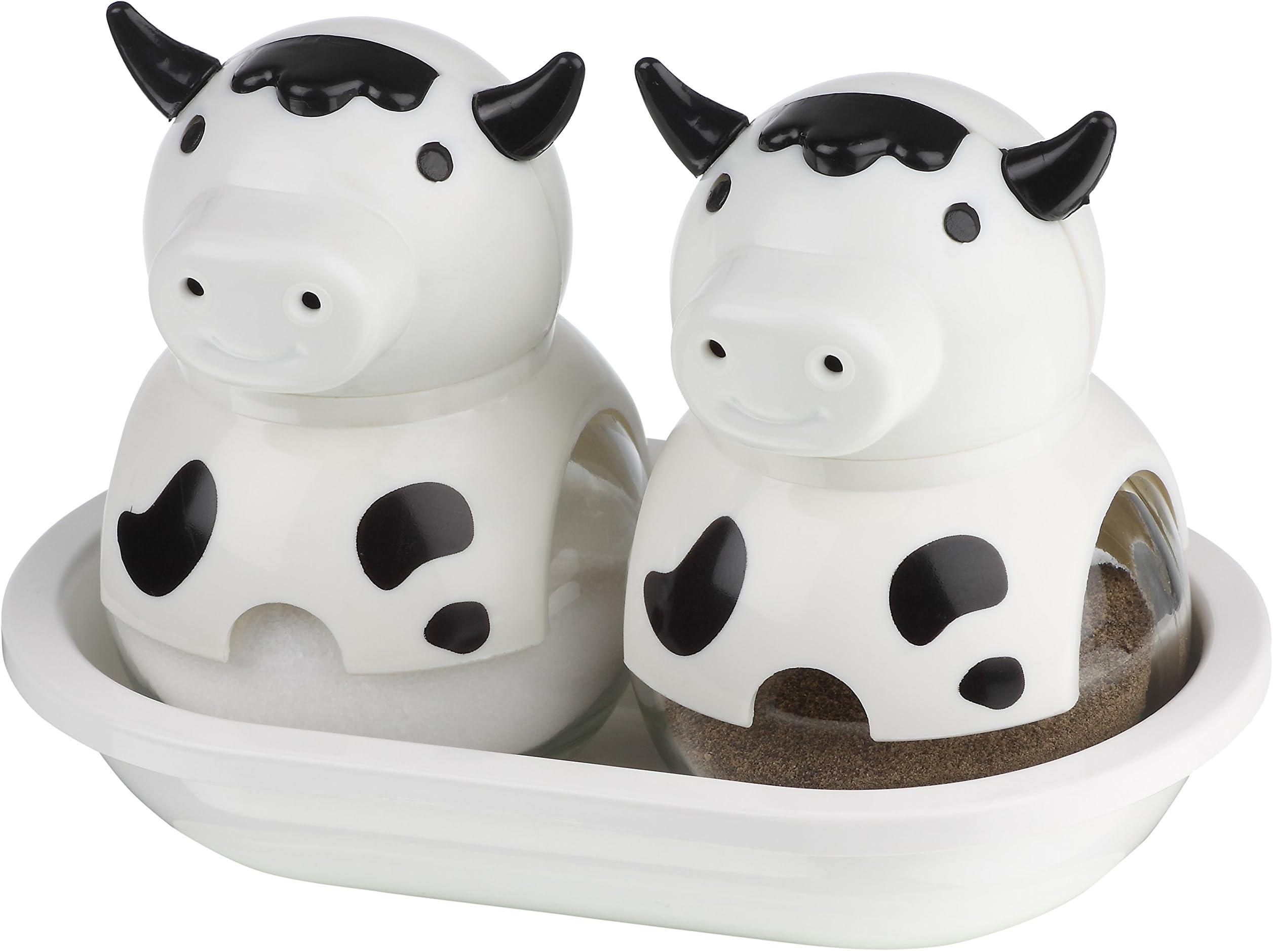 Lyra By Herevin Cow Salt and Pepper Shaker Set, 60ml, Set of 2, Colors May Vary