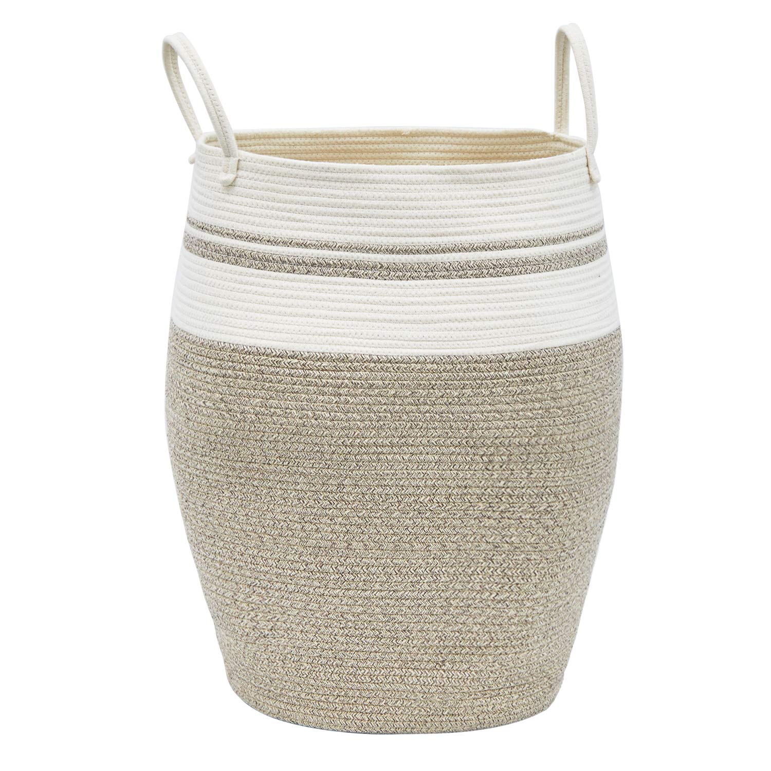 InfiBay Large Laundry Hamper Tall Laundry Basket Woven