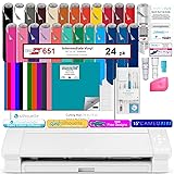 Silhouette Cameo 4 Plus Bundle with 24 Vinyl