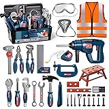 Deejoy Tool Set with Tool Box & Electronic Toy
