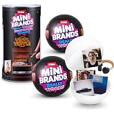 Mini Brands Really Works Vinyl Capsule Series 1 (2 Pack) By ZURU | 8 playable mini vinyls spin &amp; play, music accessories, trending artists, works on Mini Brands Vinyl Player, collector gift