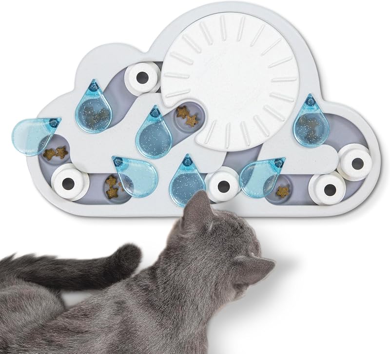 Catstages Nina Ottosson Rainy Day Puzzle for Cats Treat Dispenser