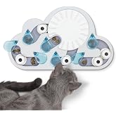 Catstages Nina Ottosson Rainy Day Puzzle & Play Cat Toy Treat Puzzle, 14" | Level 3 Advanced, 19 Hidden Treat Cups, Problem S