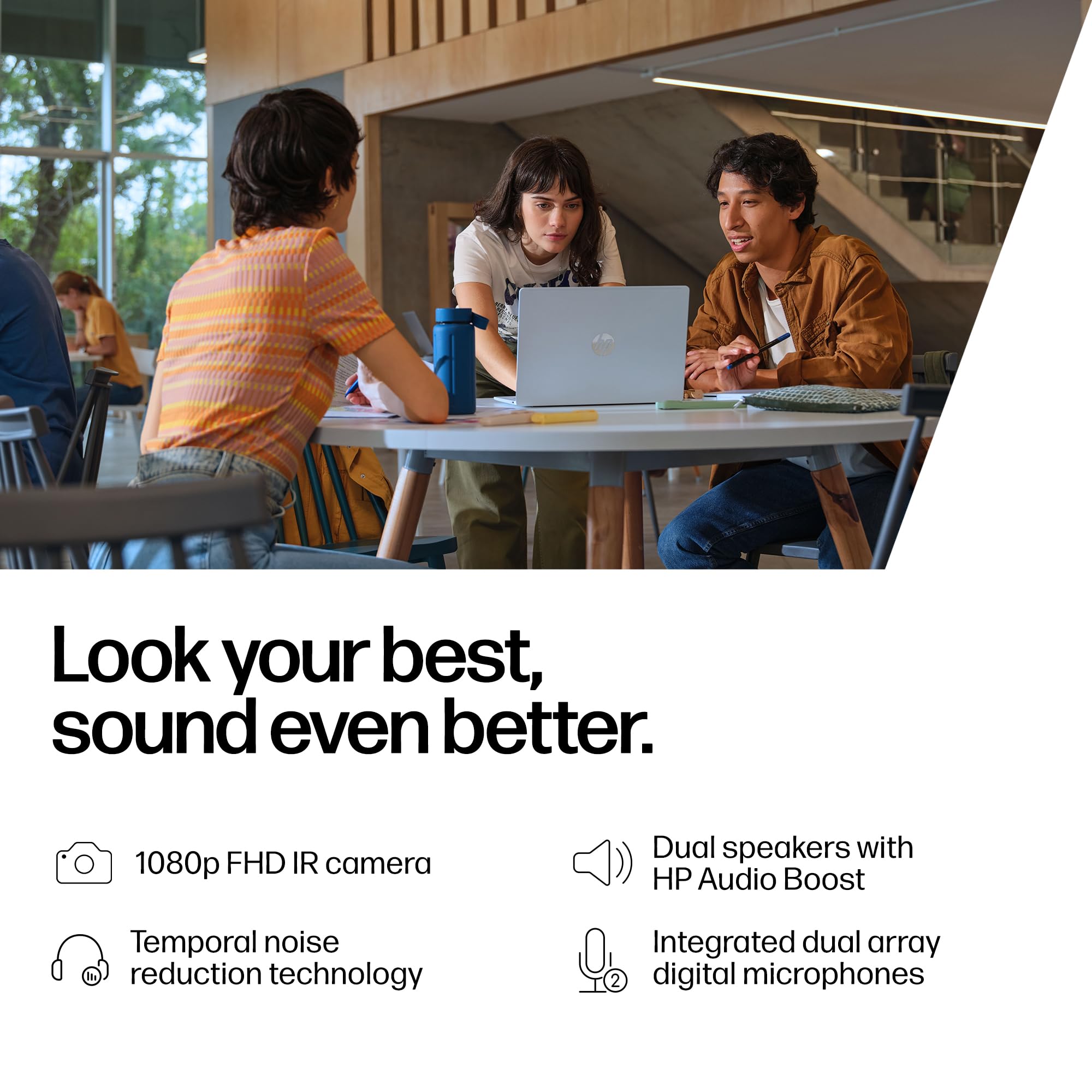 HP OmniBook 5 16 inch Next Gen AI PC, 2K Touchscreen, Snapdragon X Plus X1P-42-100, 16 GB RAM, 512 GB SSD, Qualcomm Adreno GPU, Windows 11 Home, Copilot+ PC, Glacier Silver, 16-fb0000nr