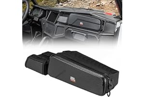 KEMIMOTO UTV Dashboard Storage Bag Upgrade Compatible with Polaris General 1000/4 1000/XP 1000/XP 4 1000 2016-2026 Front Bag 