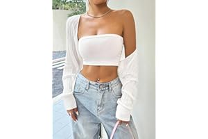 Women's Plus Size Knit Bolero Shrug Open Front Lightweight Cropped Cardigan Outerwear