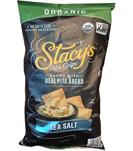 Amazon.com: Stacy's Brand Organic Simply Naked Pita Chips - Case