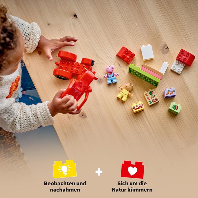 DUPLO Peppa Pig Traktor und Marktstand 10468