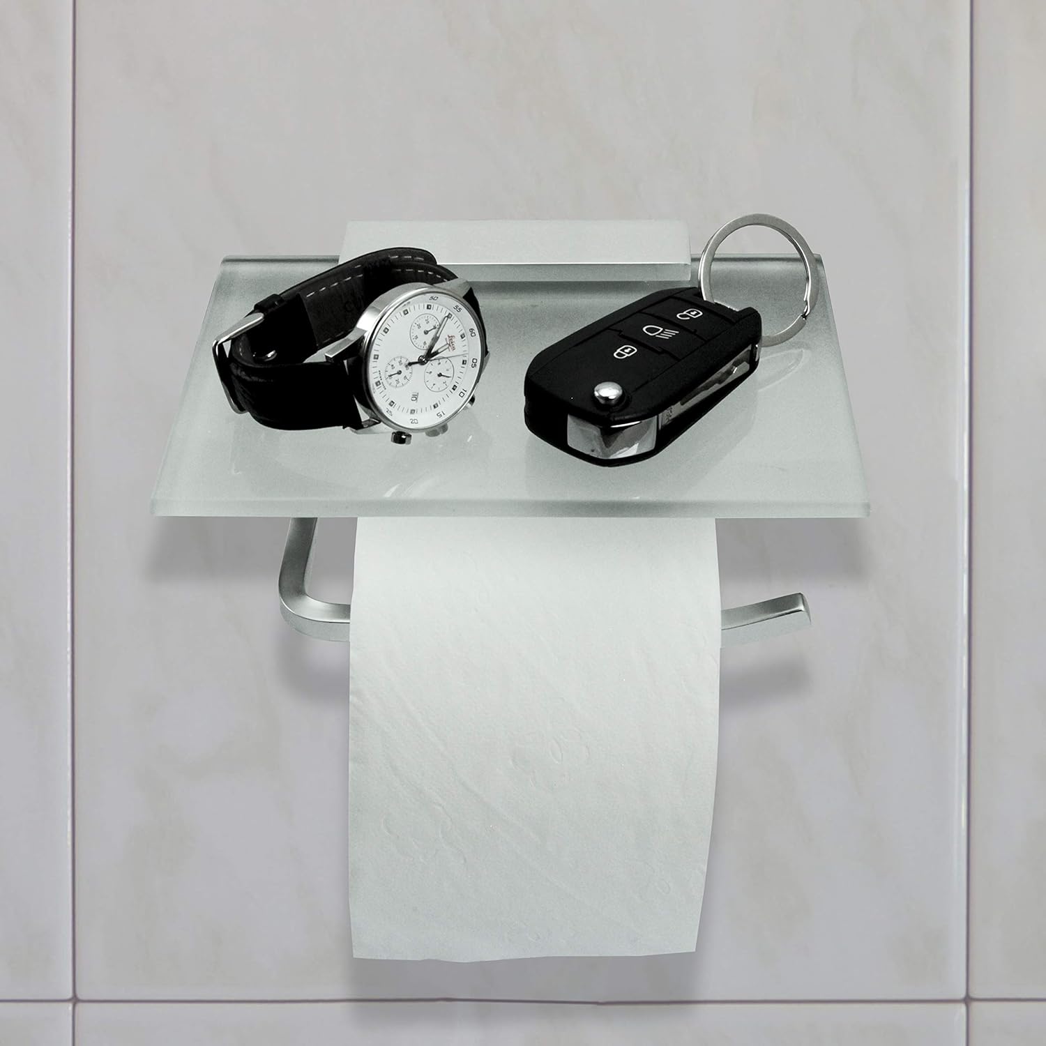 Portasapone Adesivo Da Parete Metallico - Senza Foratura Per Bagno E Cucina - Foto 10