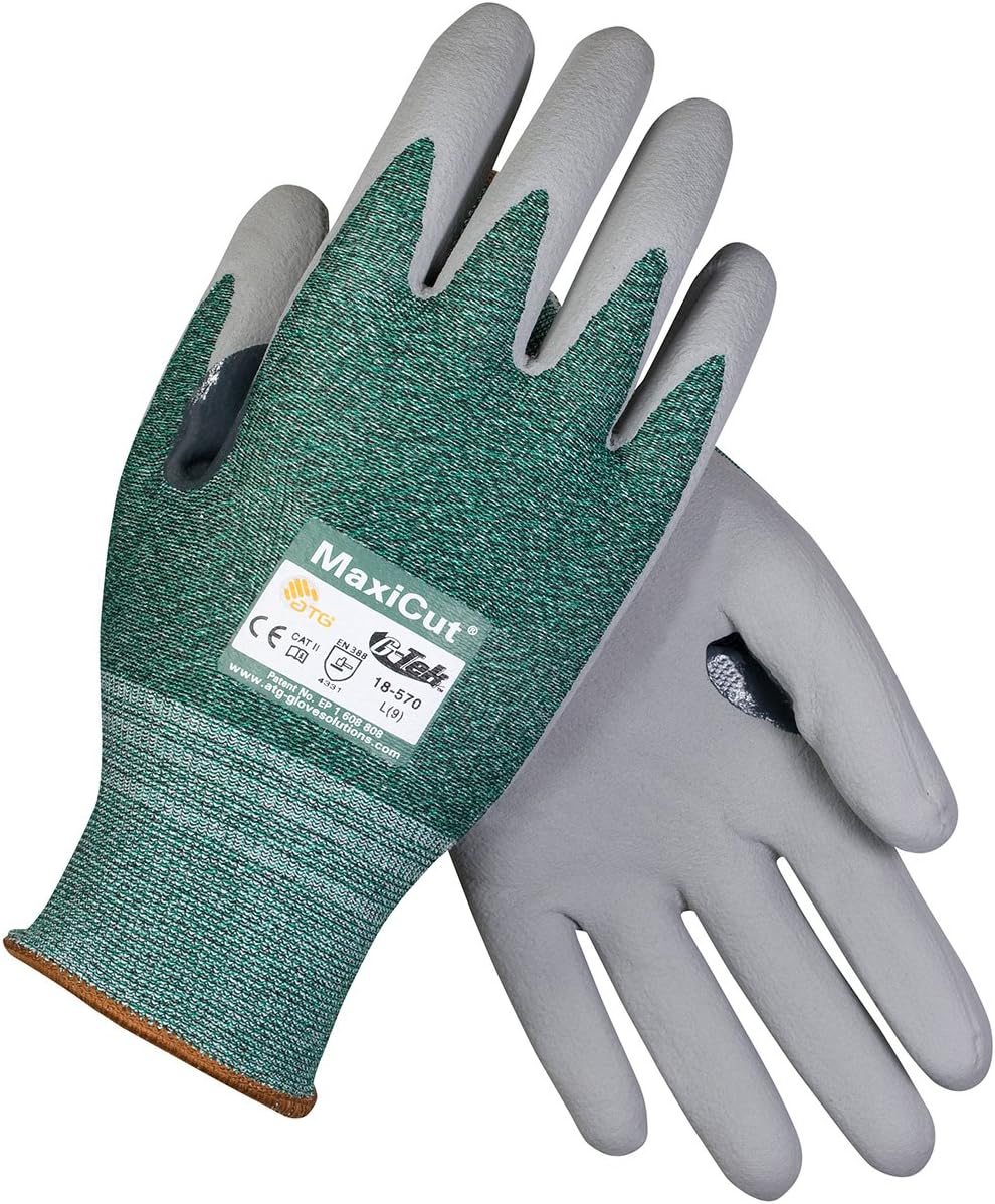 PIP Small MaxiCut Engineered Yarn Cut Resistant Gloves With Micro-Foam Nitrile Coating