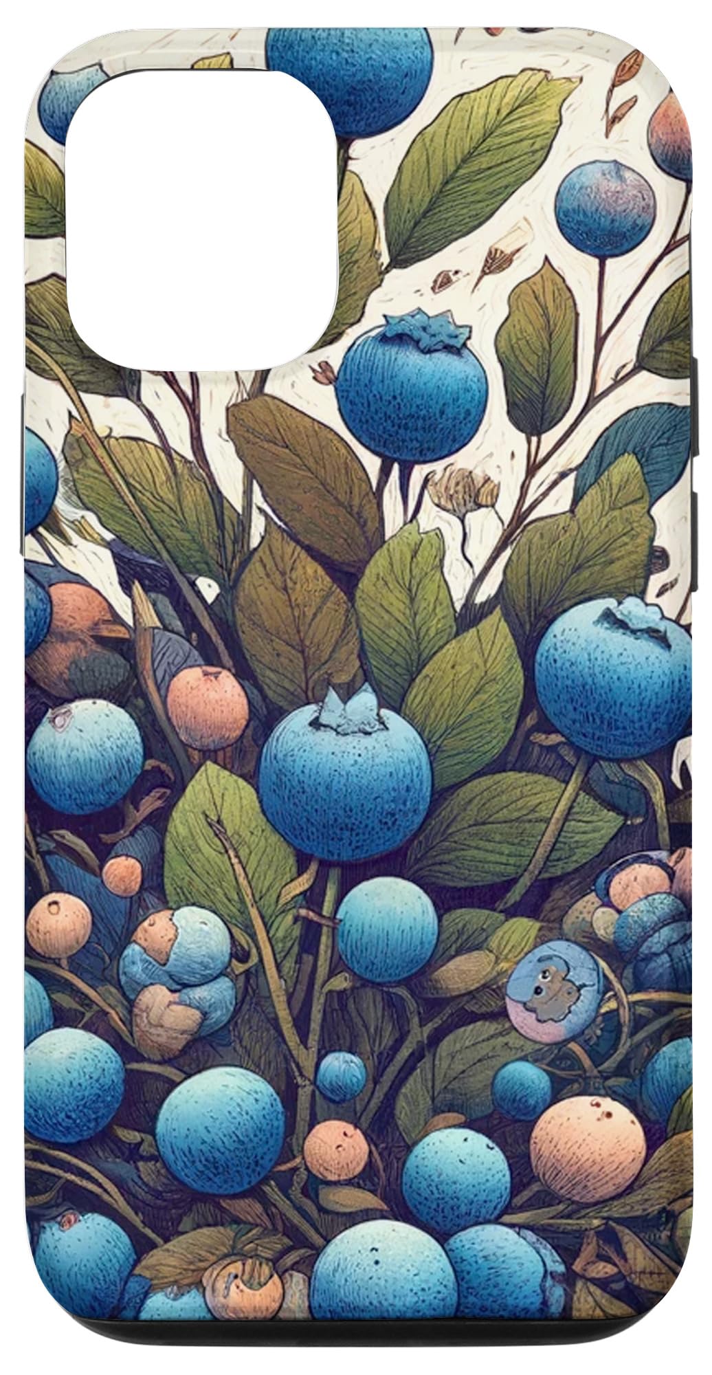 iPhone 14 Wild Blueberry Bush Case