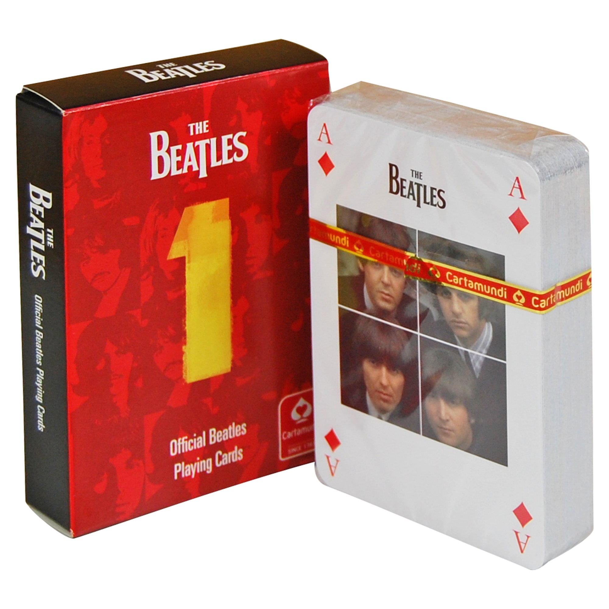 Beatles Official Number One Playing Cards, Poker Sized Cards, Featuring All The No 1 Hits, 1 Deck, Great Gift For Any Fan!