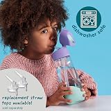 b.box Tritan Drink & Water Bottle 450ml Blue Slate Easy Grip Leakproof Lid view 8