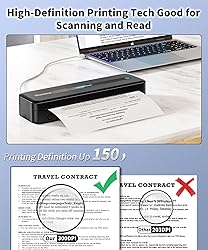 Phomemo Portable Printer,[Upgrade] M832 Portable