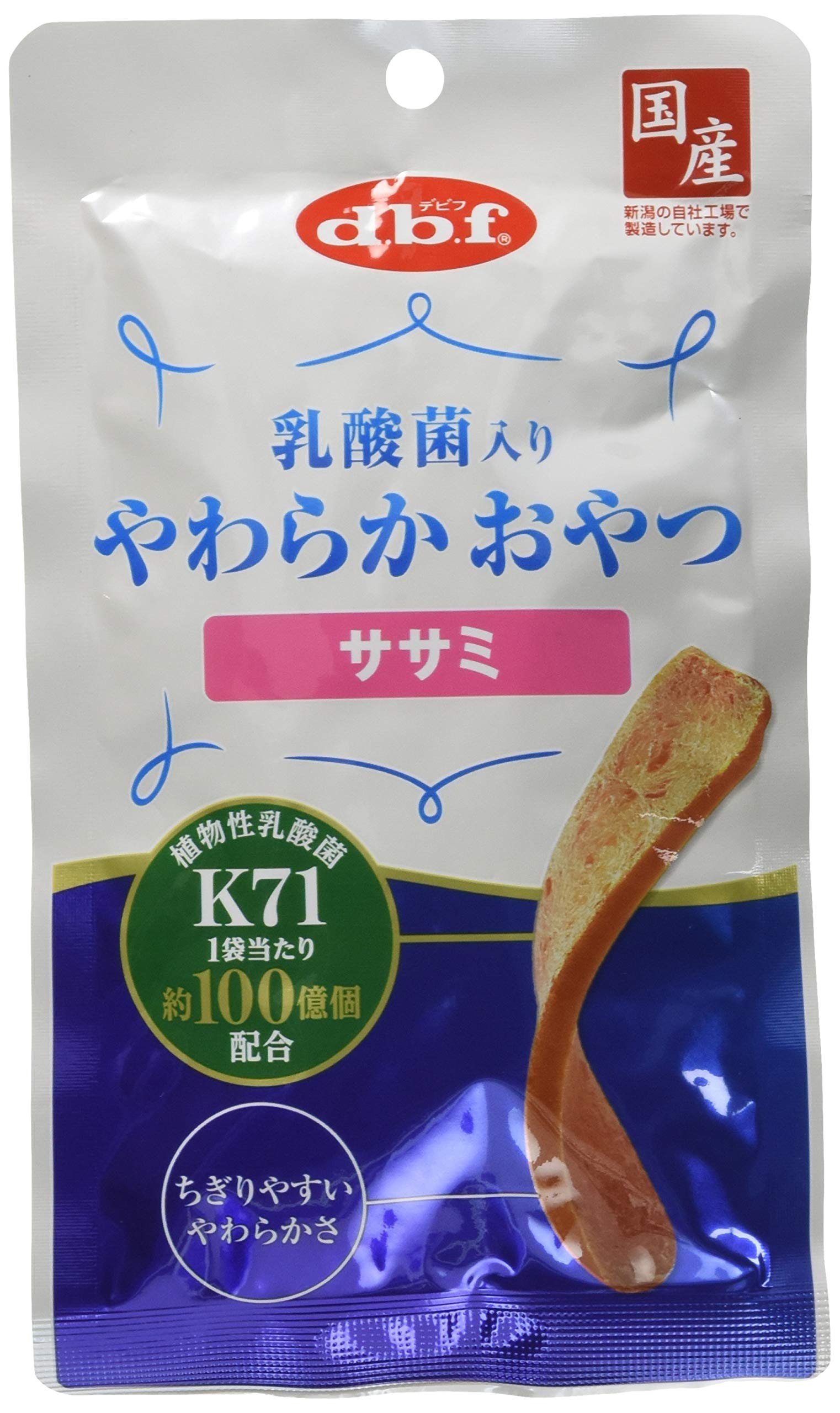 デビフ 乳酸菌入りやわらかおやつササミ 40g×6個(まとめ買い)商品画像