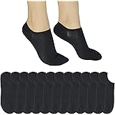 BEAR MUM Women's 12 Pairs Essential Ankle Low Cut No Show Causal Socks