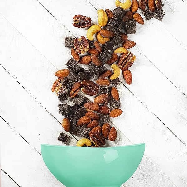 SECOND NATURE DARK CHOCOLATE MEDLEY TRAIL MIX, 12 OZ. RESEALABLE POUCH (PACK OF 1) – CERTIFIED GLUTEN-FREE SNACK MIX – DARK CHOCOLATE AND NUT TRAIL MIX IDEAL FOR QUICK TRAVEL SNACKS OR LUNCH SNACKS