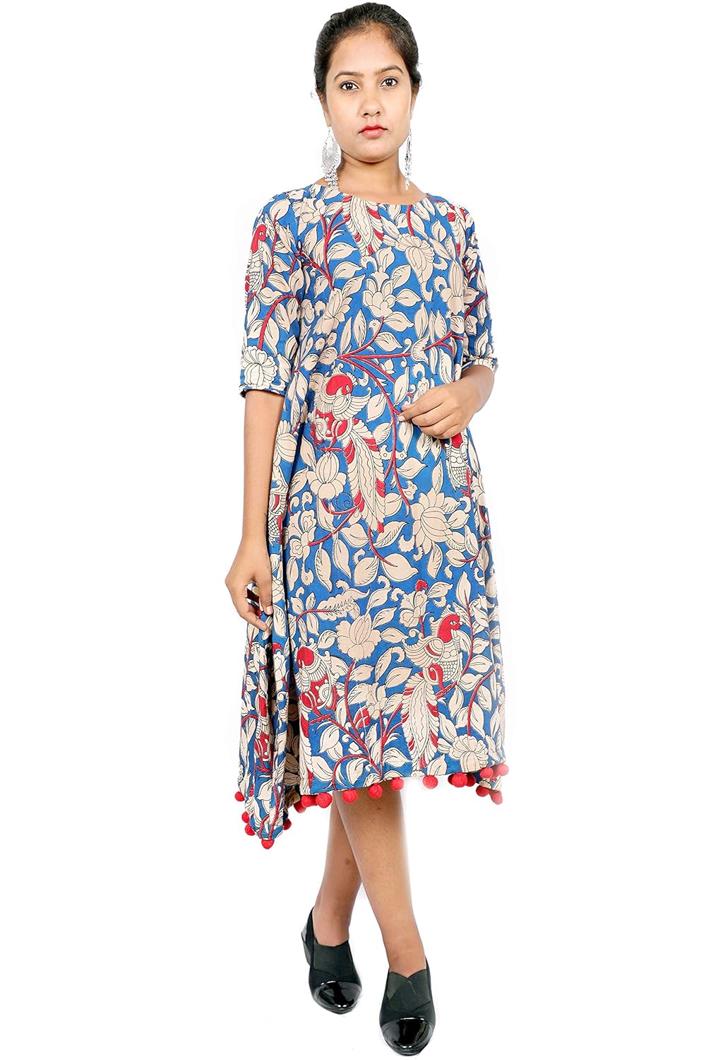 kalamkari one piece dress