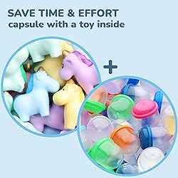Entervending Unicorn Mini Toys in Capsules - 100
