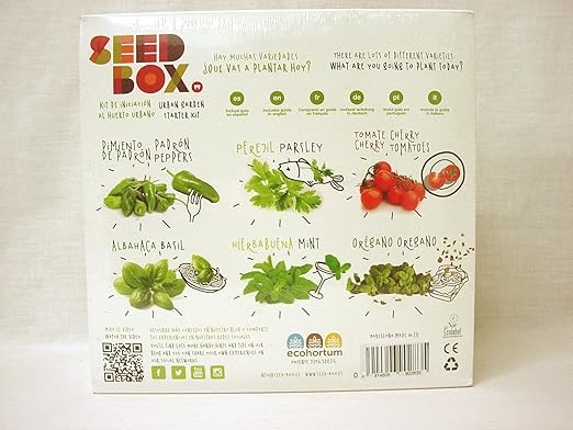 SeedBox SBCUTC - Huerto Urbano de Tomates Cherry: Amazon.es: Jardín