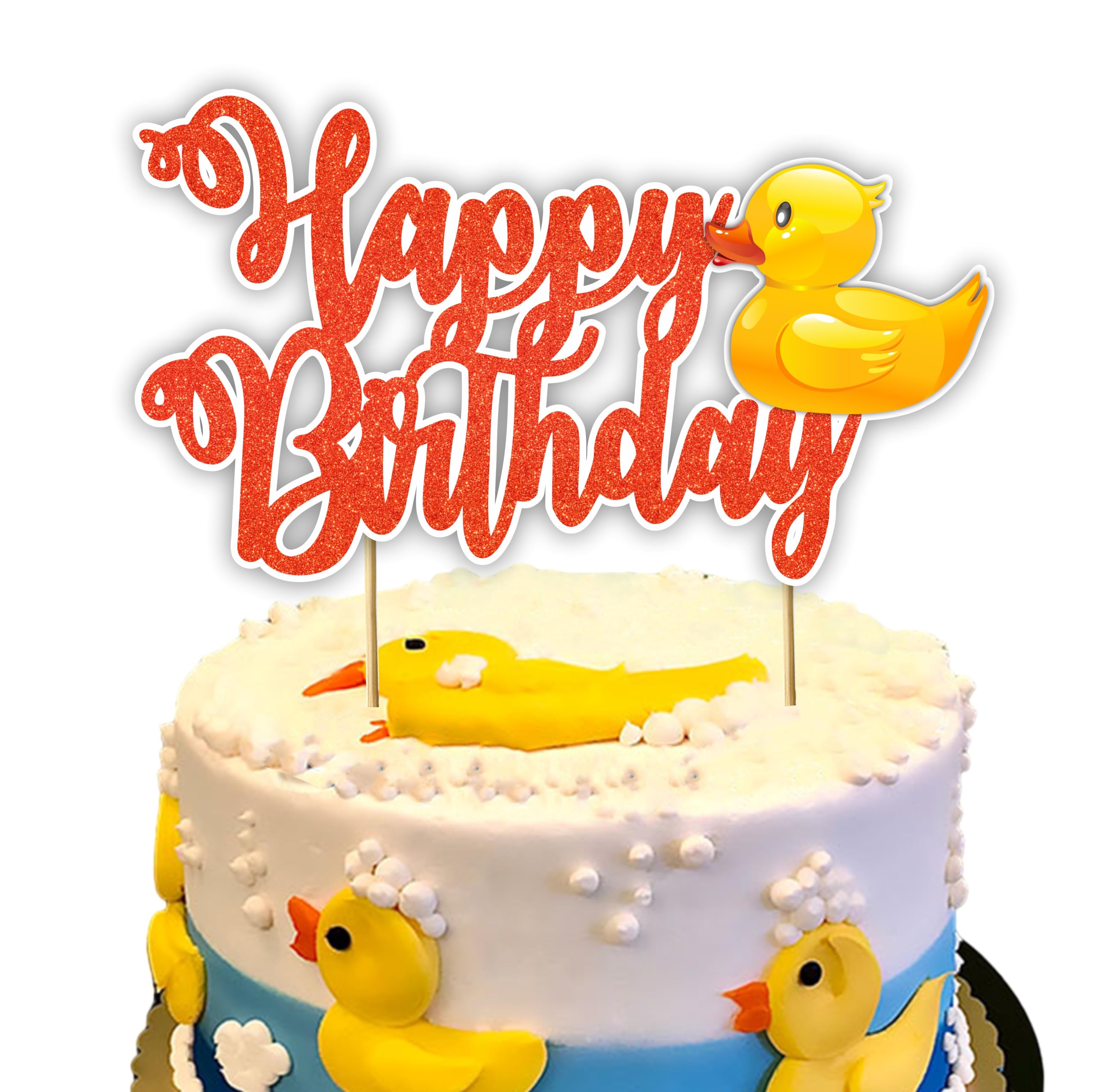 Seyal® Cartoon Duck Happy Birthday Cake Topper