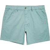 maamgic Men's Classic Fit 5" Cotton Casual Khaki Shorts with Multi-Pocket | Elastic Waistband, 5-Pocket Design, Soft Cotton, Stretch, Breathable, Casual Style, Daily Wear, Golf, Walking, Summer