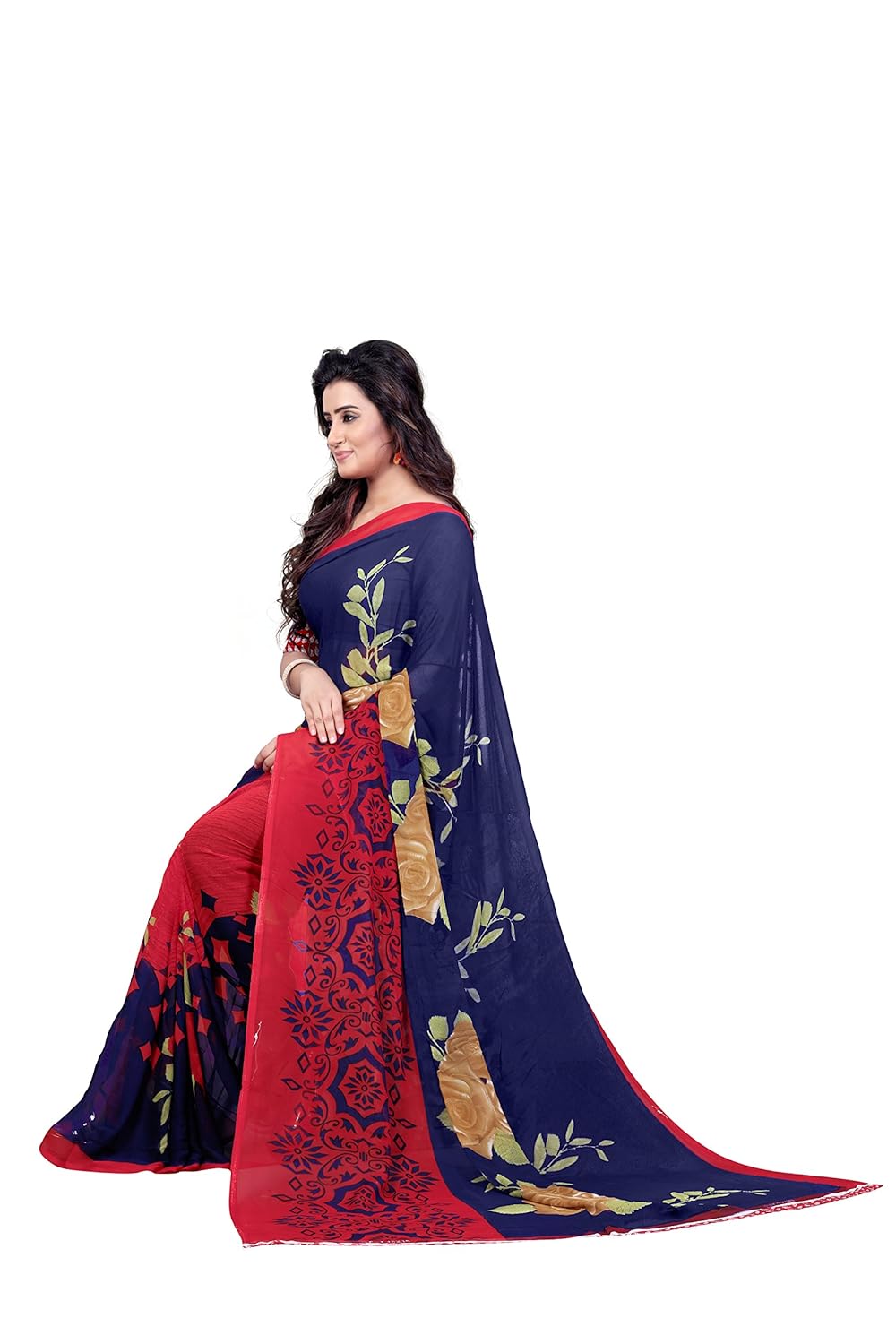 kashvi saree women's saree with blouse piece