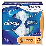 Always Infinity Feminine Pads for Women, Flexfoam