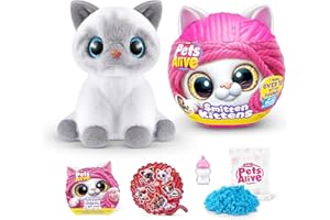 Pets Alive Smitten Kittens Surprise (Birman Cat Bonnie) by ZURU Nurture Play Soft Toy Unboxing Adopt Interactive 10 Sounds
