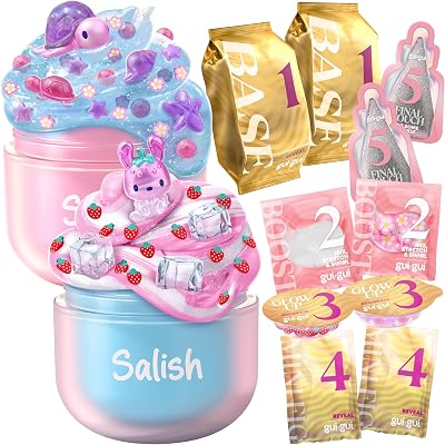 Gui Gui Slime Kit by Salish Clear & Gloss Bundle 5-Step Beauty Set